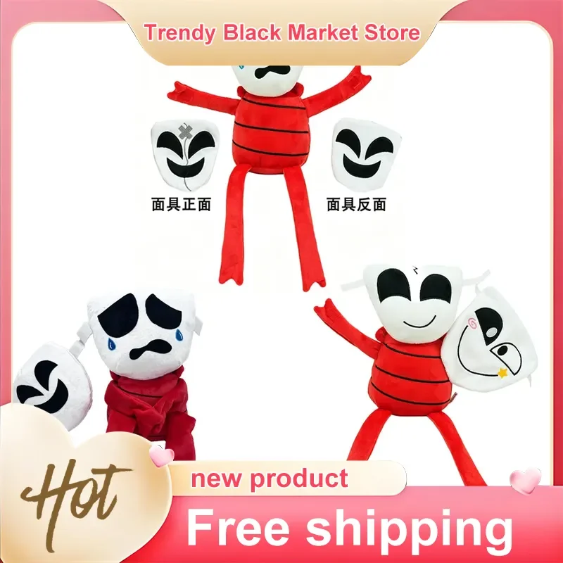 The Amazing Digital Circus Sad Clown Plush Soft Stuffed Cartoon Character Doll For Home Decor Adult Collectible Gift