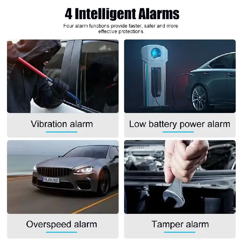 10000mAh Car GPS Tracker Vehicle GPS Locator Pet Child Anti-Lost Tracking Device APP Control Audio Recording Magnetic Mount image 6