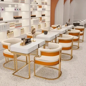 Geschmiedete Eisen -Esstühle mit Rückenlehne, moderner Sessel, Luxusmöbel für Zuhause, Schlafzimmer, Lounge, Make -up, Küche, Schlafzimmer Hauptverkaufsstühle mit Peso Gold - №5