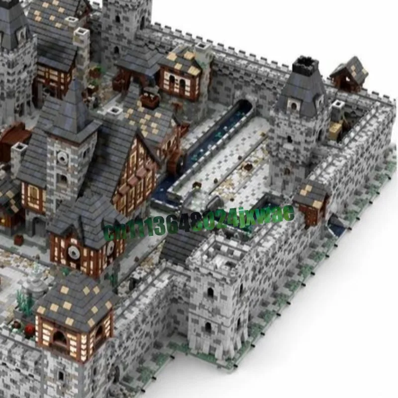 48241 Parts MOC Mini Medieval Modulars Complete City Model Custom Puzzle Architecture DIY Assembly Educational Creative Toy Gift