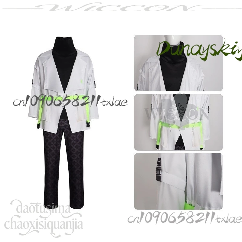 Shop1104340175 Store ALKALOID Shiratori Aira play Project Sekai Crossover Ensemble Stars tume Punk Coat Belt Wigs Halloween