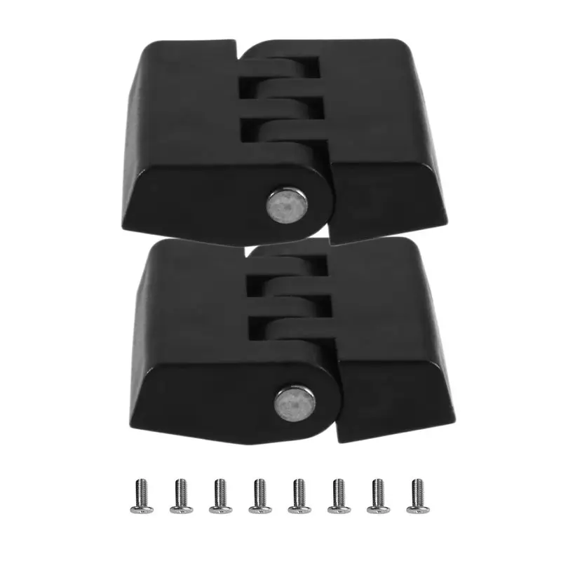 Motorcycle Rear Top Case Hinges 2 Pcs Includes Two Nylon Hinges, Eight Screws Hardware For Motorbike Tail Box
