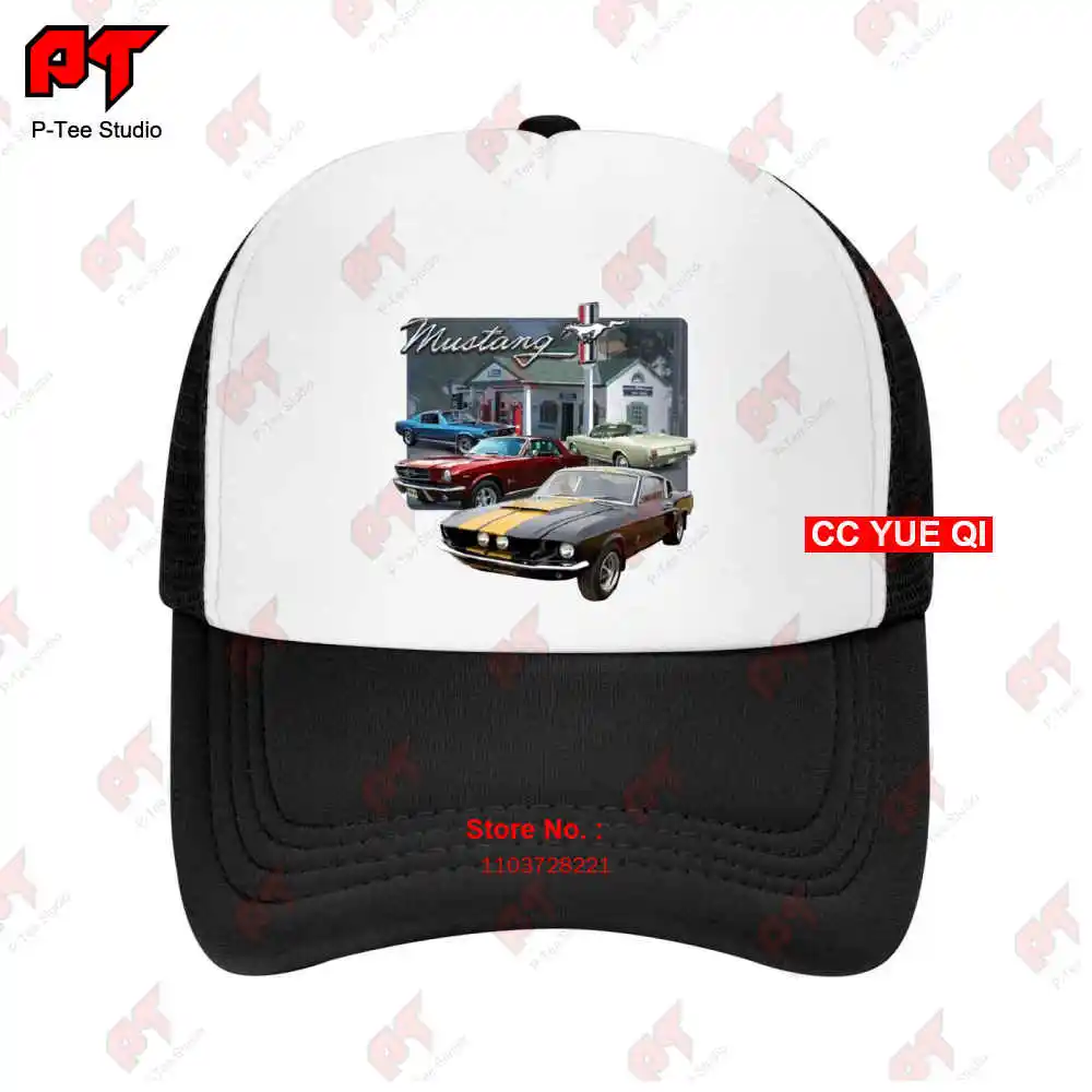 Mustang Gas Service Station 1966 Gt350H Hertz Baseball Caps Truck Cap MTNL