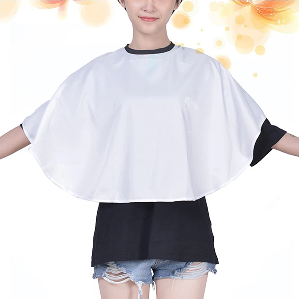 

Adjustable Hairdressing Cape Beauty Shawl Salon Makeup Nylon Clothing White Lightweight Durable For Adults Kids