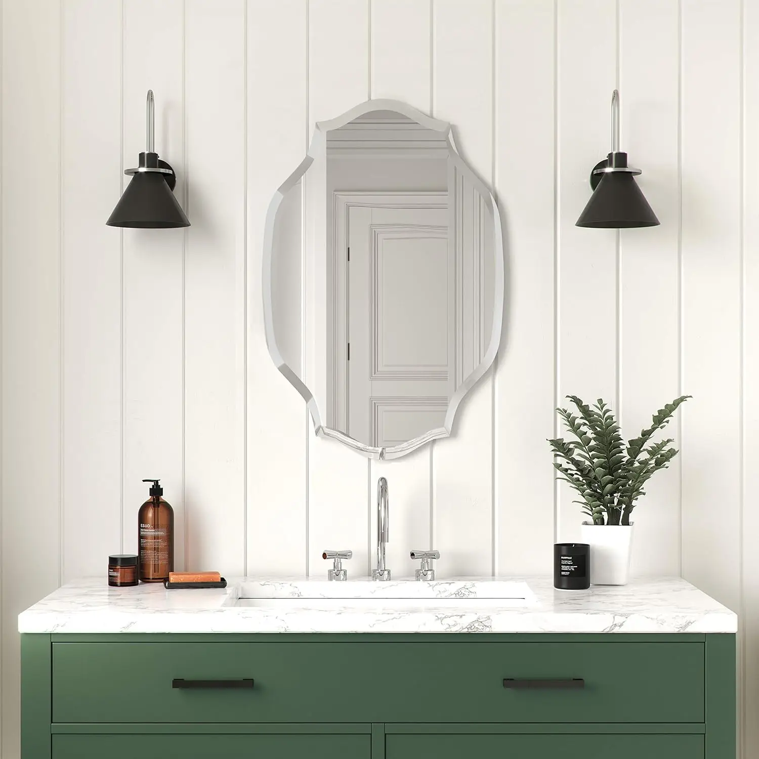 Frameless Oval Mirror | 24