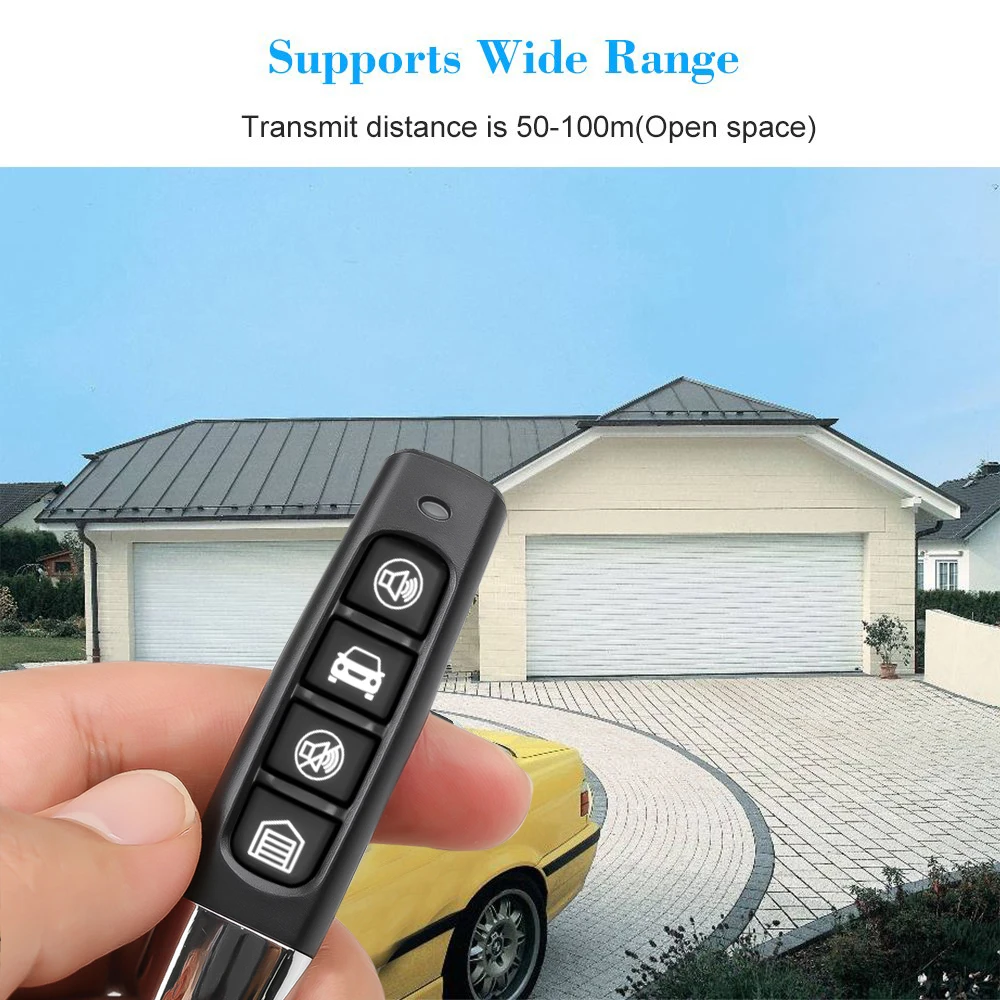 20/10/5PCS 433MHz RF Wireless Copy Remote Control 4 keys Universal Garage Gate Door Opener Transmitter Duplicator For TOP-432NA