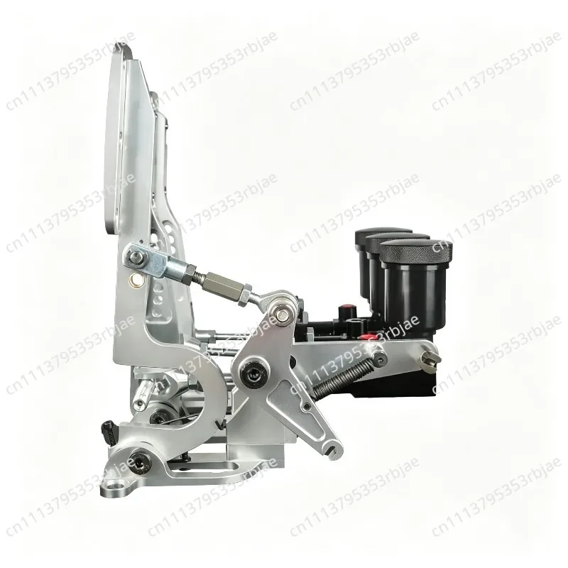 3-pedal Floor Mounted  Aluminum Brake Pedal Box kit New Style Racing Master cylinder pump Hydraulic Clutch Bias 1pcs