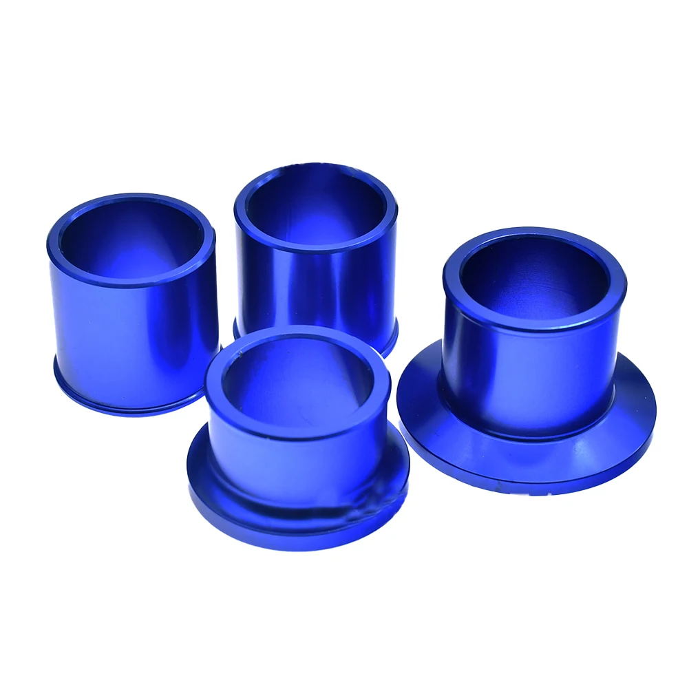 먼지 자전거 허브 스페이서 2 전면 스페이서 2 후면 스페이서 알루미늄 합금 쉬운 설치 CNC 알루미늄 허브 스페이서