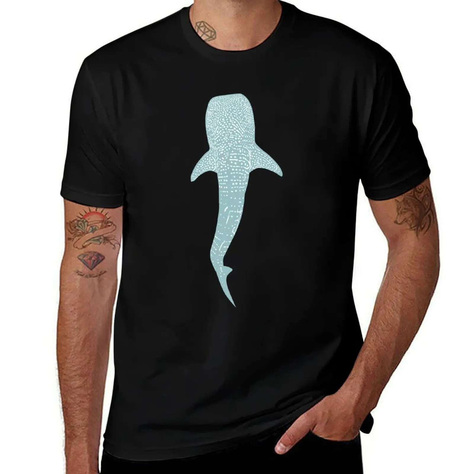 

Whale Shark T-Shirt t shirts for man slim fit black cotton t-shirt plain for man package t shirts designer T-shirt