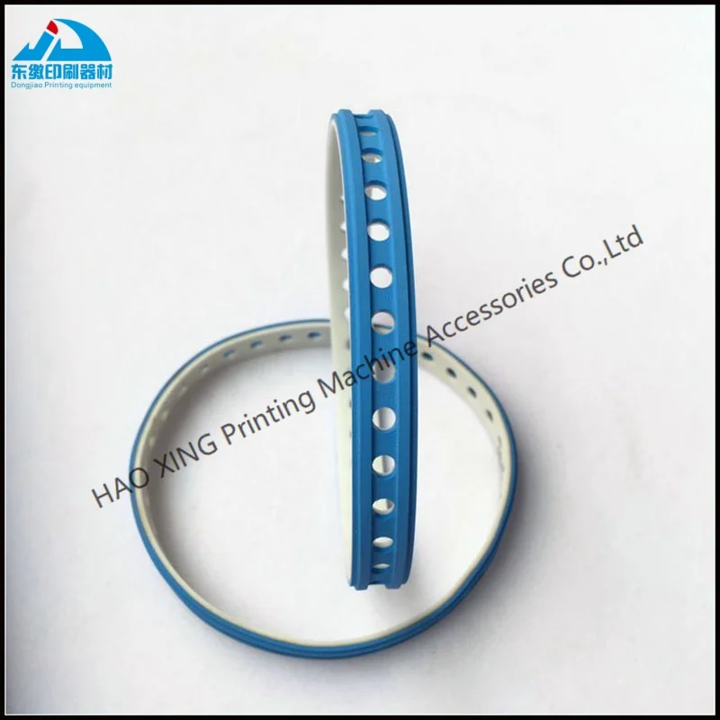 Drukmachines Onderdelen Blauw Zuigband F4.614.560 245x10mm voor Heidelberg XL75 XL105 SM102 Afdrukken Onderdelen Vertragen Riem