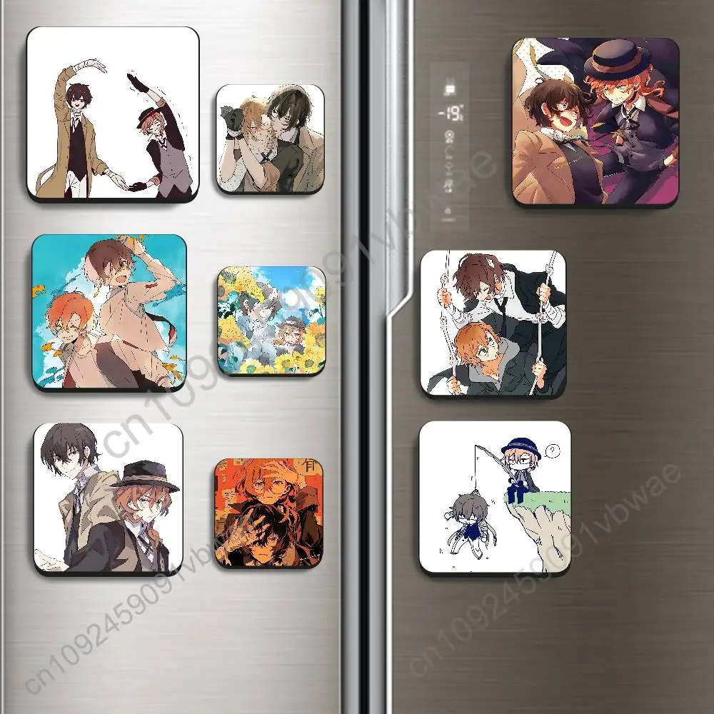 Jaded and cynical Soukoku BSD Chuuya Dazai BestSelling Refrigerator Magnetic Sticker Fridge Magnets Adhesive to Metal Surfaces