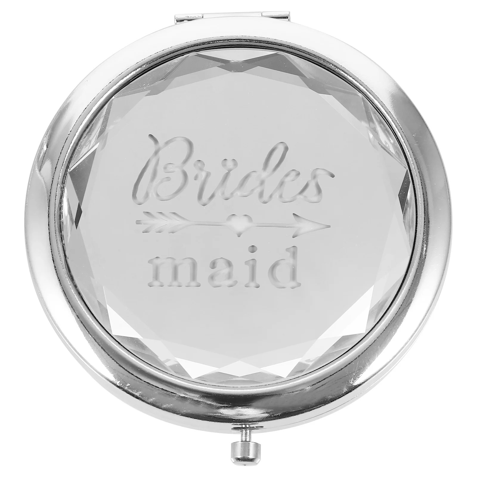 Espelho de bolso bonito mini espelho de maquiagem de viagem para bolsa leve portátil ideal noiva dama de honra presente espelhos de bolso