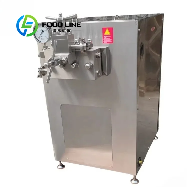 Máquina Homogeneizadora Automática de Helado a Buen Precio, Homogeneizador de Alta Presión para Leche de Coco, Leche Condensada y Miel en Venta