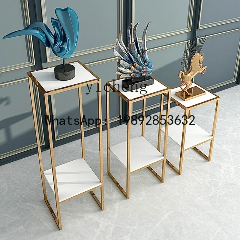 X1 Nordic light luxury flower rack wrought iron floor indoor dill flower pot rack living room simple modern plant rack
