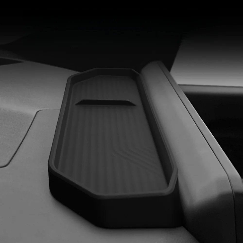 وسادة تخزين خلفية متوافقة مع كيا EV9 2024-2025 صينية تخزين لوحة القيادة ملحقات السيارة الداخلية شاشة التحكم المركزية