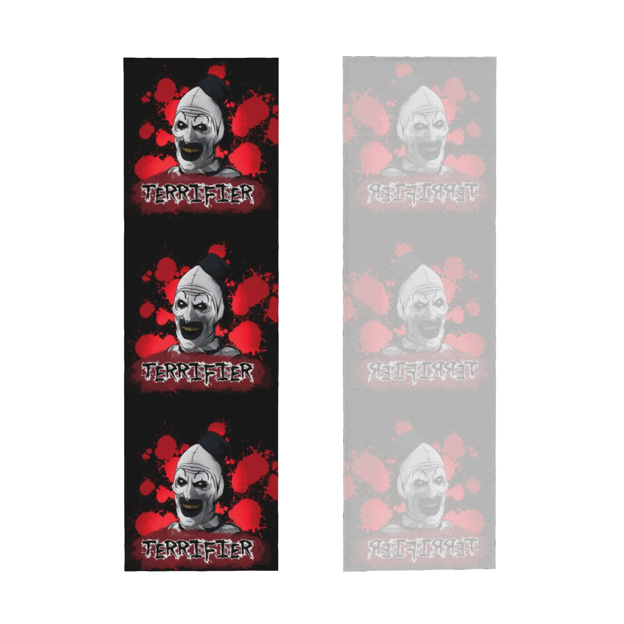 Cold Exercise Towel Terrifiers Movie Art Horror Slasher Halloween Beach Sports Yoga Towel Refreshing Sports Scarf Face Towels
