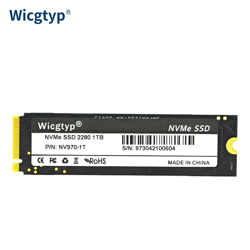 Imagem -02 - Wicgtyp-disco Rígido Interno de Estado Sólido Pcie Nvme M.2 2280 7400 Mbps 4tb 2tb 1tb 4x4 2280 Apto para Laptop Ps5 pc