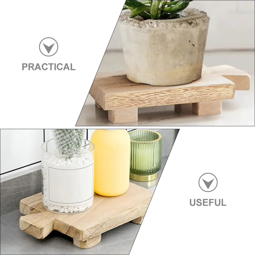 

Wooden Base Bracket Soap Dishes Pedestal Stands Holders Kitchen Decorative Practical Durable Soap Rack Container Home Bath Use