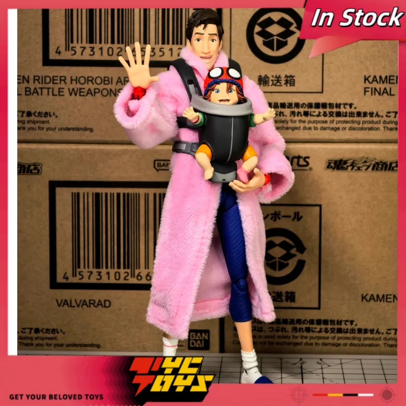 

Brand New In Stock BANDAI S.H.Figuarts SHF Peter B Parker Mayday Parker Spider Man Parallel Universe Action Figures Model Toy