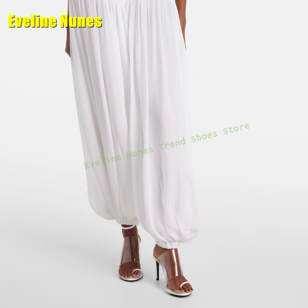 Black Clip Toe Transparent Pvc Sandals Stiletto Slingback Ankle Strap Slip On Sexy Women Fashion Shoes 2025 Summer New Arrivals