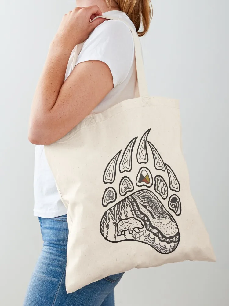 Makwa (Bear) Paw Tote Bag torba męska torba na zamówienie