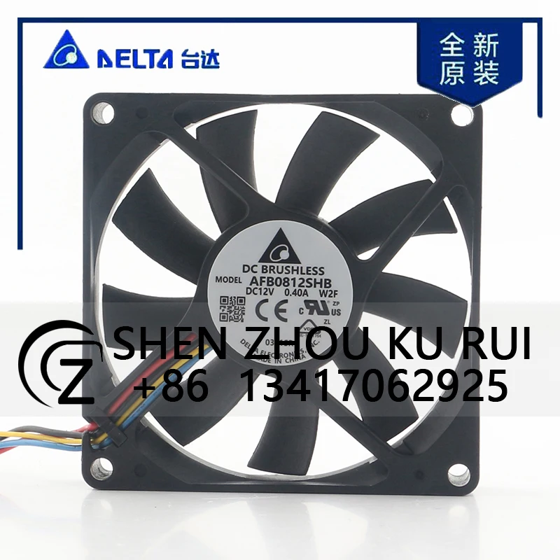

Delta 5V 24V 48V DC12V 0.40A AC EC 8015 80X80X15MM 8CM Chassis Power Supply 4-wire PWM Double Ball Bearing AFB0812SHB Coolingfan