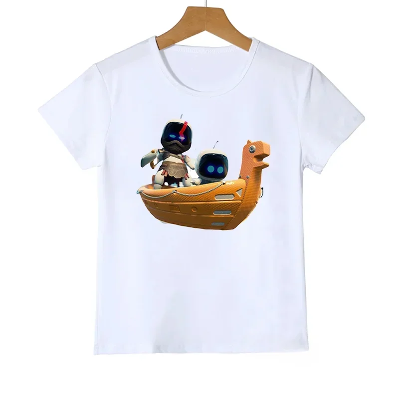 Funny Astros Playroom Summer Children T Shirt Boy Clothing Cartoon Print  Casual T-shirt Short Sleeve Cotton Top Baby Kid Tee