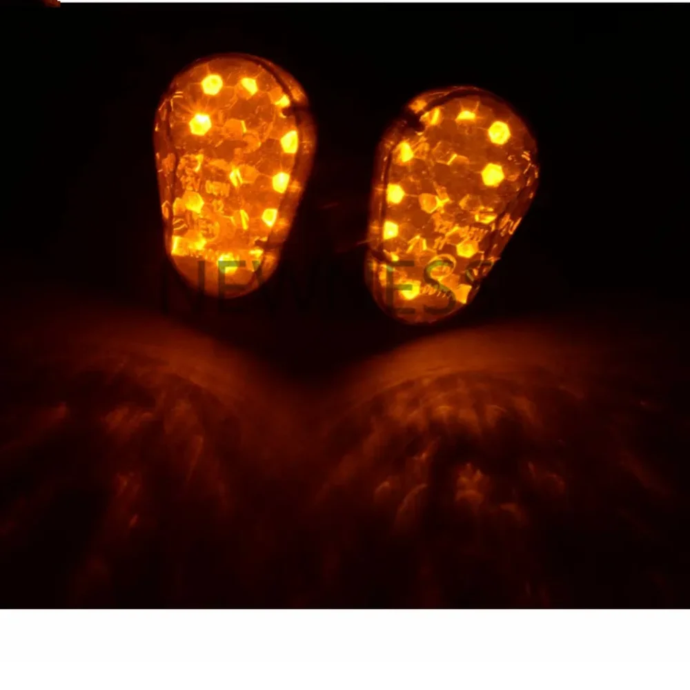 A Pair of Motorcycle LED Turn Signal Lights for Kawasaki ZZR600 ZX12R ZX6R ZX636 ZX9R ZX7R ZX6R