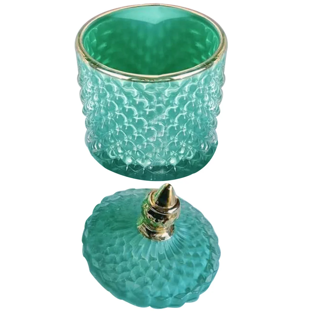 Glass Candy Jar Airtight Sealed Storage Canister for Tea Coffee Beans Nuts Kitchen Decorative Glass Jars with Lids