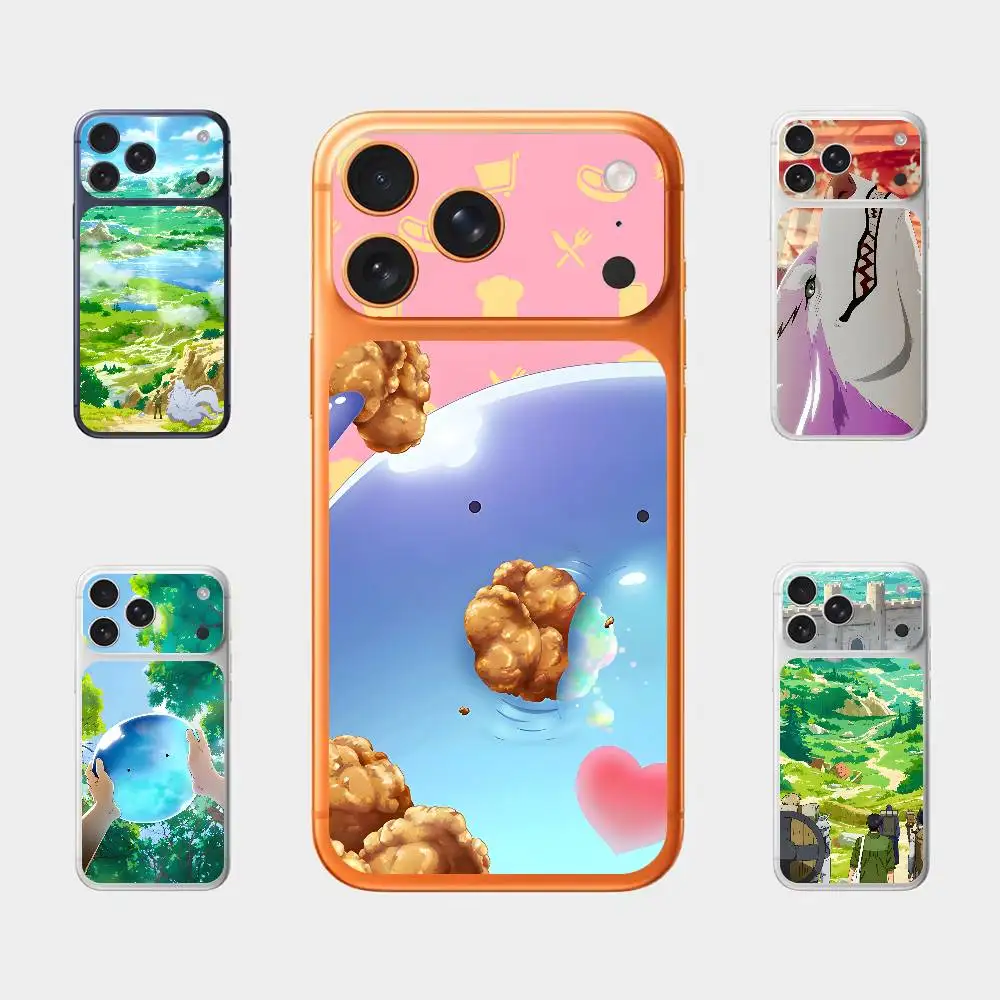 

Anime T-Tonsuki Plain Decal Skin for iPhone17 Pro ProMax Back Film Cover Wrap Anti-scratch Durable Sticker