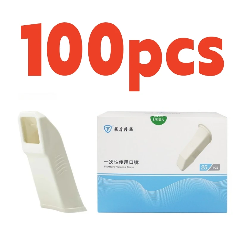 100Pcs TPU Dental iTero Intraoral Scanner Tip Protective Sleeves Dentistry Disposable Consumables Oral Scanner Protective Covers