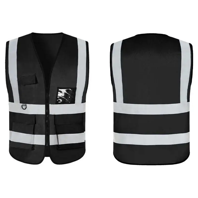 Engineering Construction Vest Customized Logo Multi Pocket SWork Clothes Garden Duty And Environmental Sanitation Vest