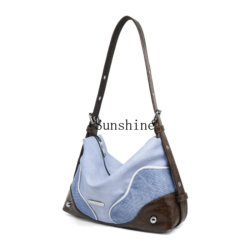 

Summer new armpit bag shoulder crossbody retro commuter bag