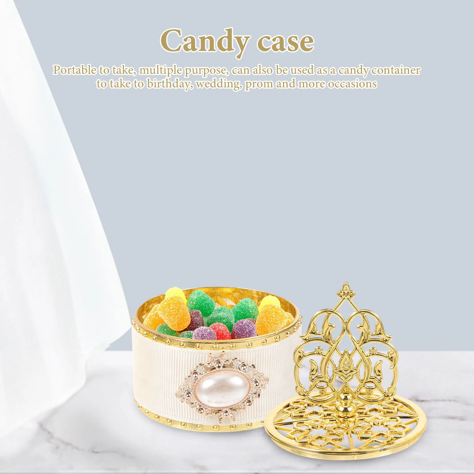 

12 шт., контейнер для хранения ювелирных изделий, пластиковая коробка для безделушек, универсальный чехол для конфет для свадьбы, дня рождения, чехол для конфет