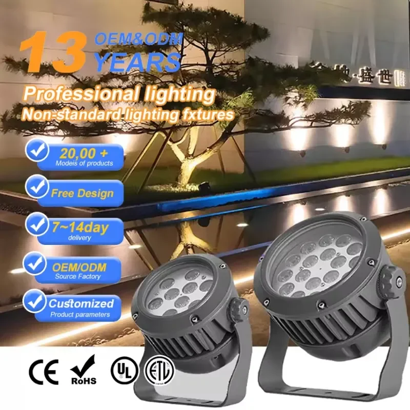 Outdoor IP66 36W LED Flood Lamp with Cree Chip for Landscape Garden Path Courtyard Lighting