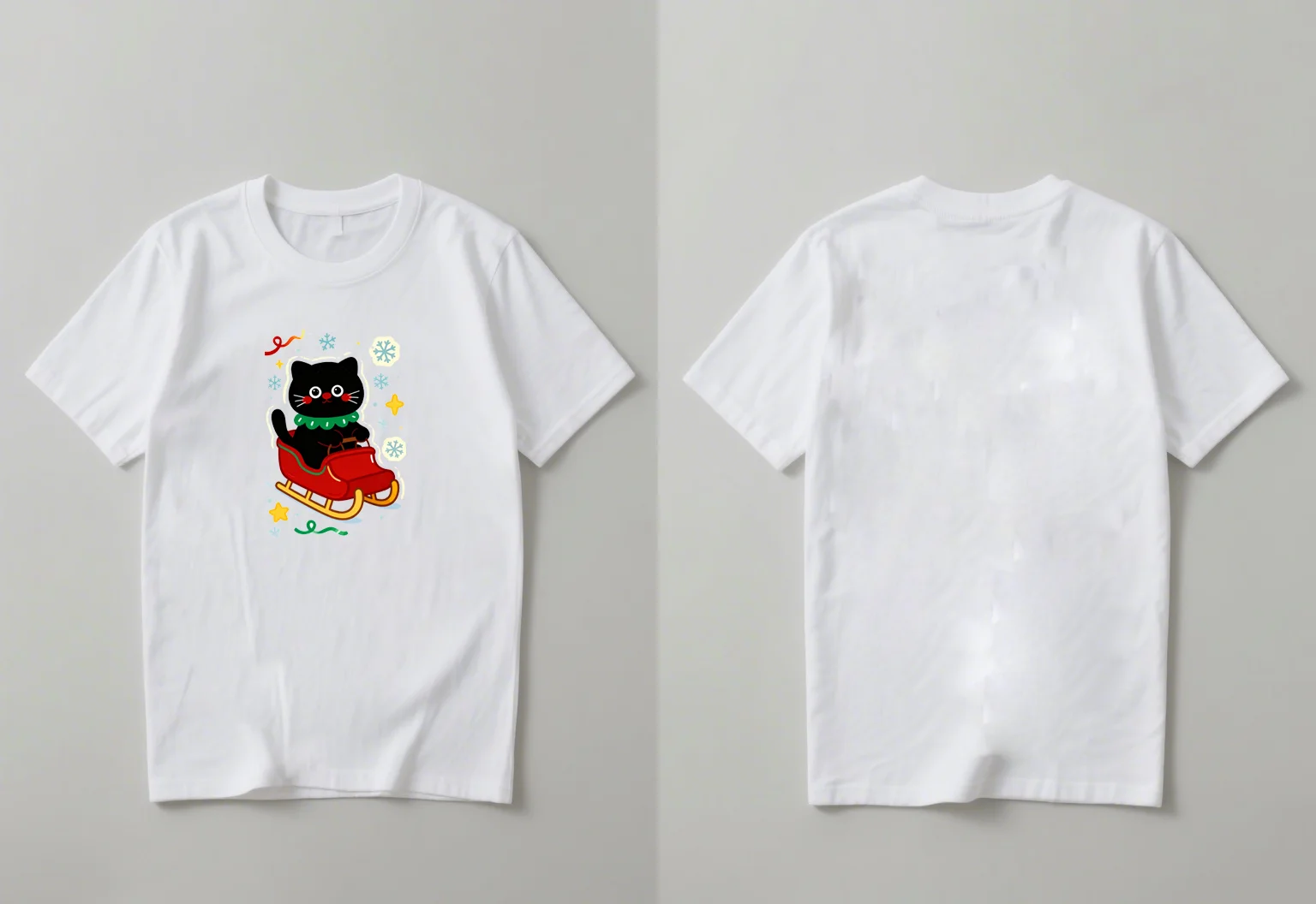 

Самые популярные мужские и женские топы с круглым вырезом и короткими рукавами с принтом на Рождество в 2025 году.