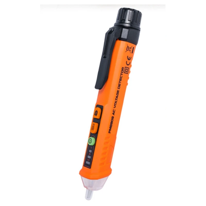 Non-Contact AC Voltage Test Pen ,AC 12-1000V LED Flashlight Buzzer Alarm For Real-Time/Empty Line Judgment