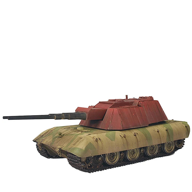 Amusing Hobby 1/35 assembling tank model kit 35A016 E-100 chassis 8.8cm connected air gun carrying air combat vehicle