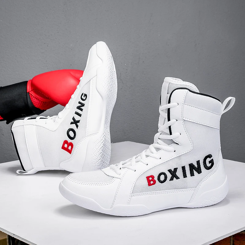 Men New Wrestling Shoes Training Comfortable Big Size Combat Struggle Male Top Quality Non-Slip Boxing Shoes Breathable Sneakers