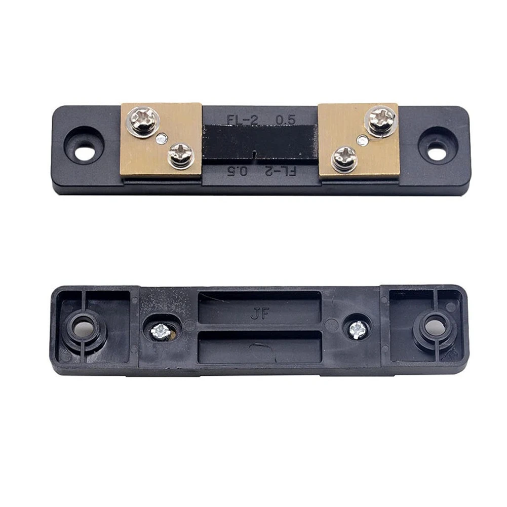 Y42A-2PCS 0.28Inch Red + Blue Display Voltmeter Ammeter Voltage Current Tester DC 100V 50A 3 Bits With 50A 75MV Shunt