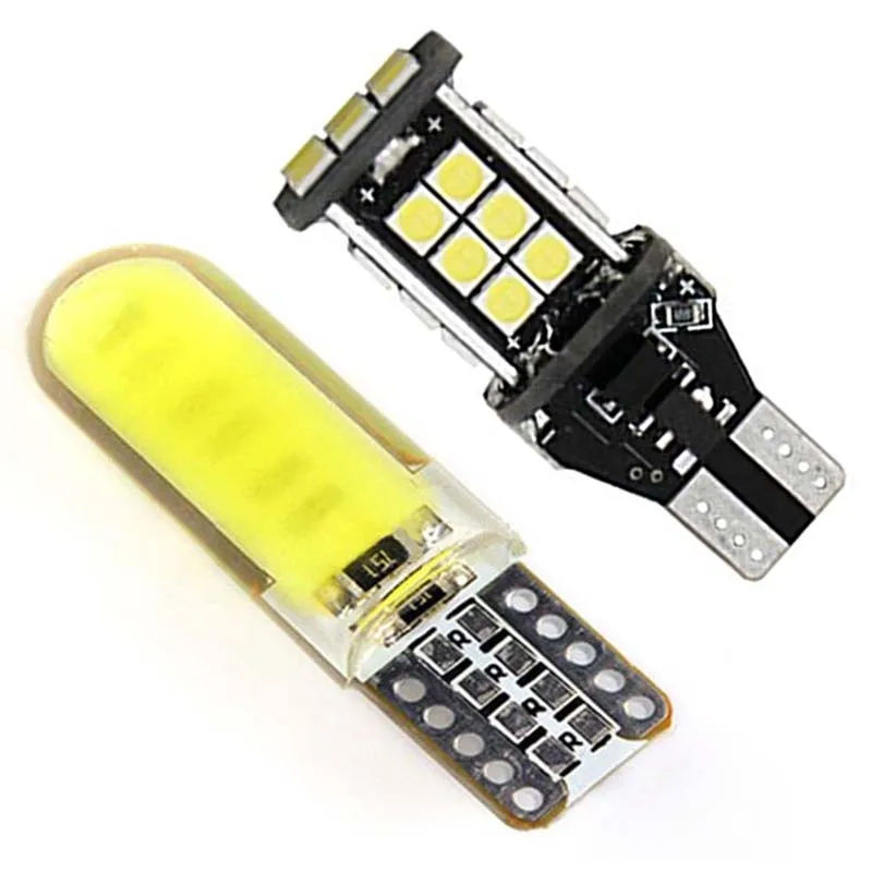 LEDカーランプ,10ユニット,w5w cob,カー,インテリアパーキングランプ,エラーなし,921 912 t10 t15 w16w