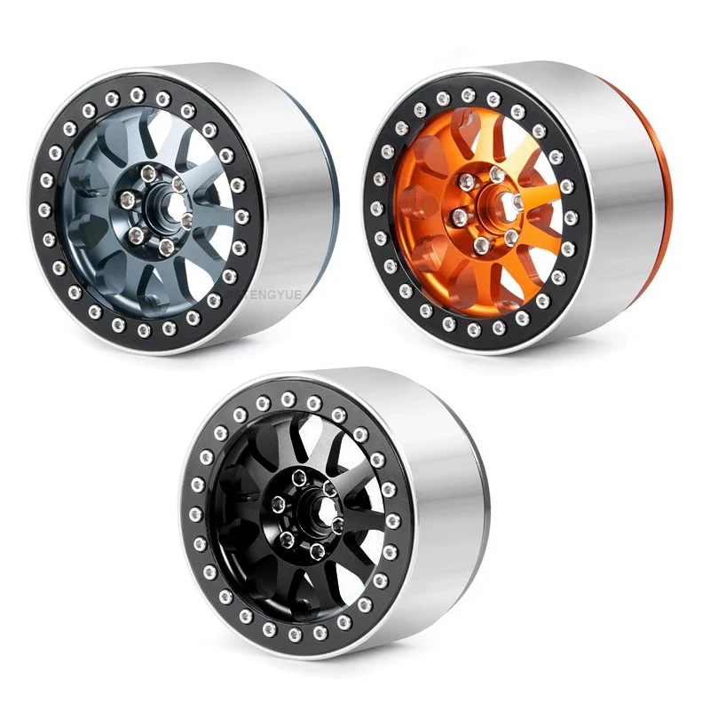 

Scx10 2,2-дюймовая ступица колеса из сплава 1:10, колеса для альпинистского автомобиля с каплями воды Trx4 YIKONG YK4082, шины