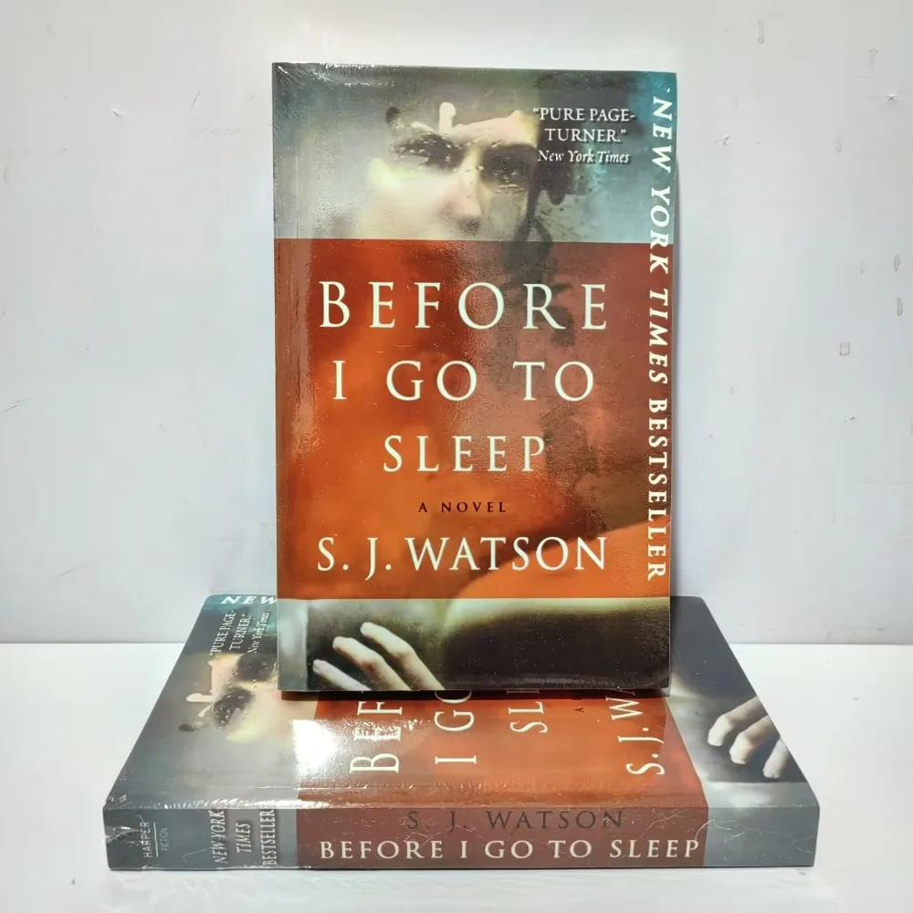Before I Go to Sleep Original English Book Psychological Suspense Thriller Mystery Fiction Novel Leisure Reading Book for Adults