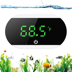 ORIA Aquarium Thermometer Digital External Thermometers Fish Tank Temperature Meter Reptile Box Mini Thermometer ℃/℉ Switching