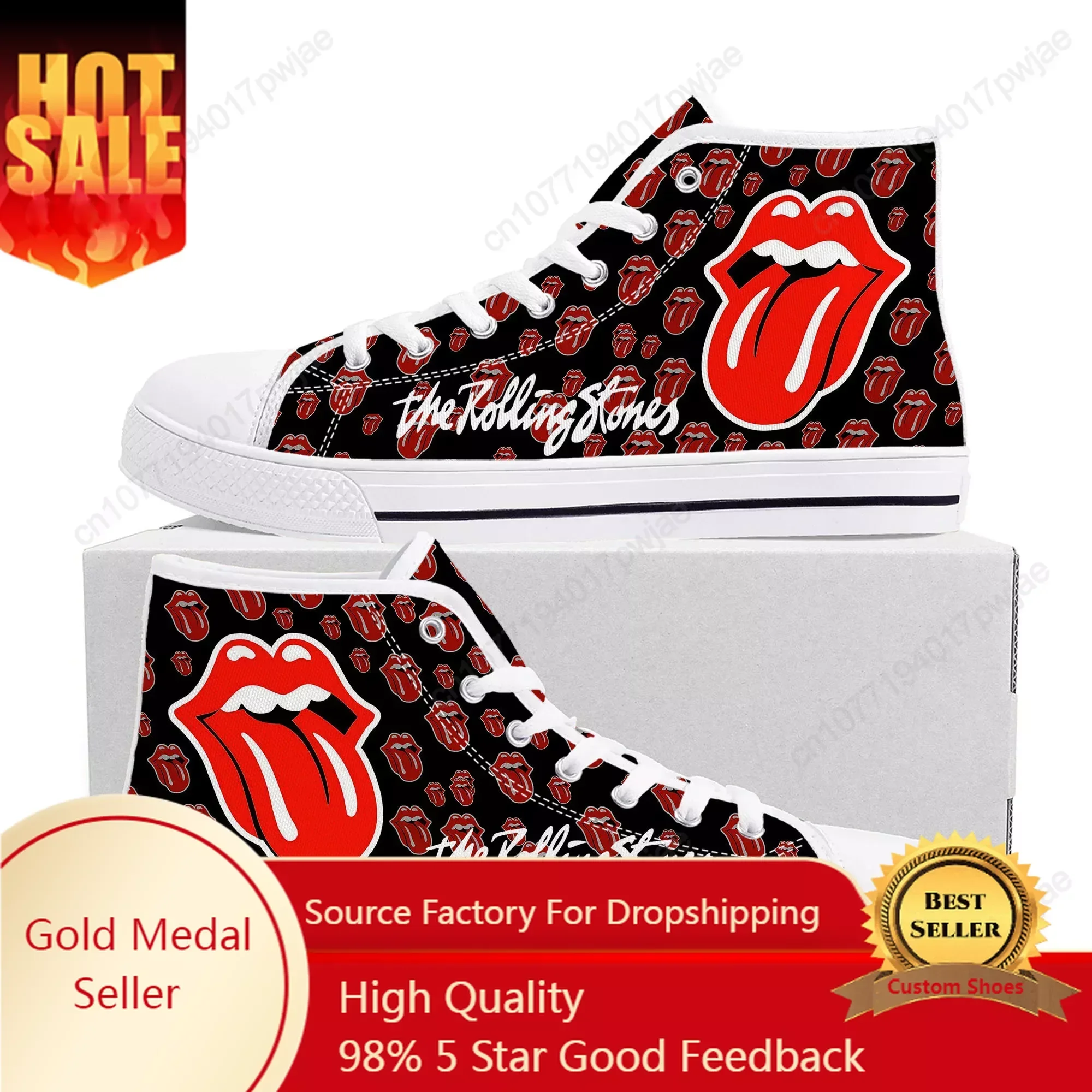 

The S-Stones shoes High Top Sneakers Mens Womens Teenager High Quality Canvas Sneaker Couple Casual Shoe Customize Shoes