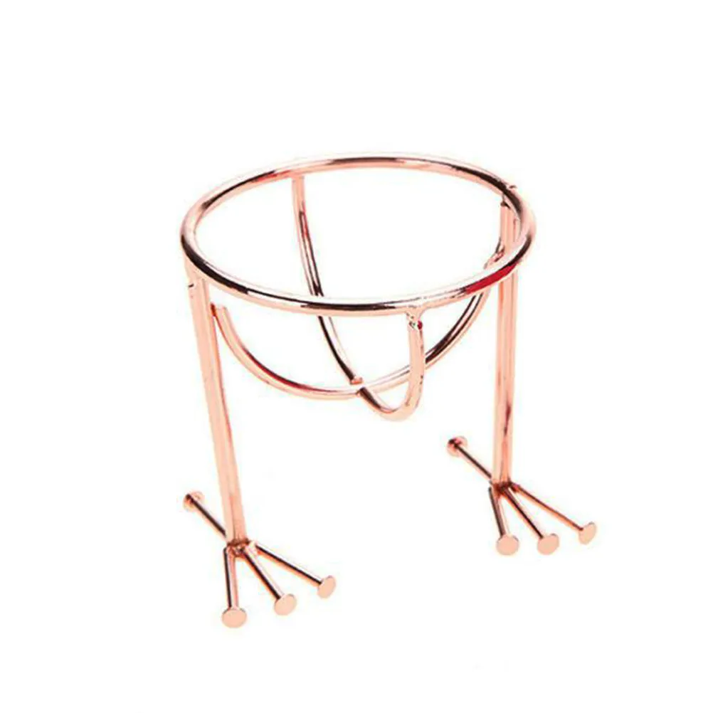 Rose Gold Sponge Holder Face for Bathroom Makeup Organizer Chicken Ventilated Storage Rack view 6