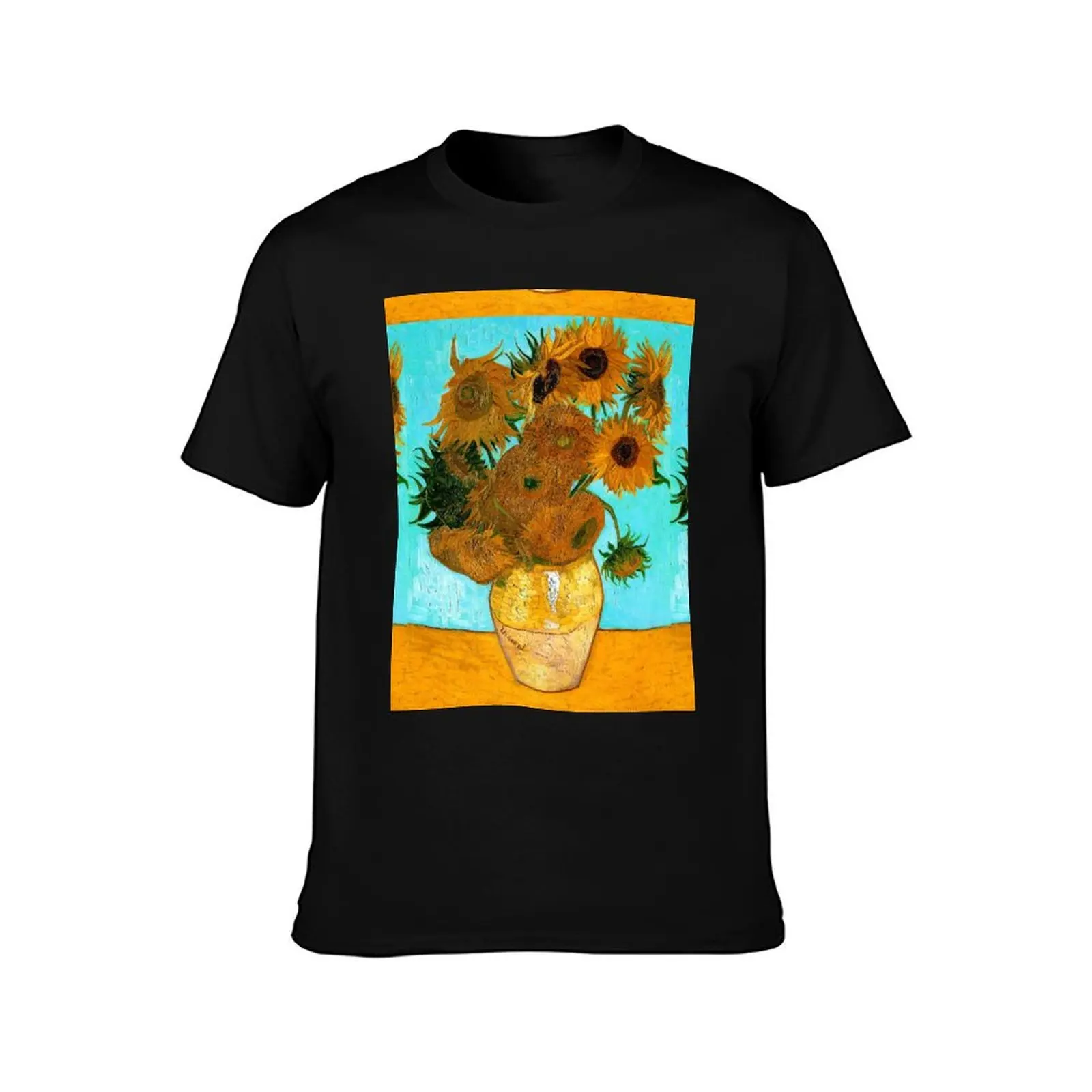 Van Gogh - Still Life Vase with 12 Sunflowers T-Shirt Personalized t-shirt tshirts personalised oversized t shirts for men