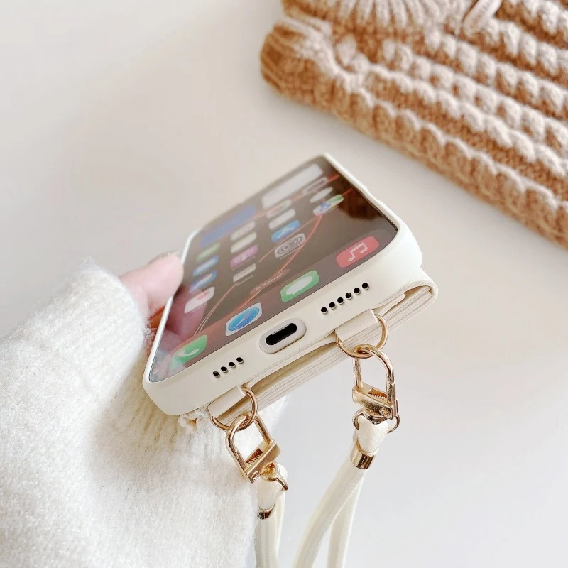 Casing tali dompet untuk OPPO Realme 12 Pro Plus 13 11 10 C61 C63 C65 C67 C55 C53 slot kartu penutup TPU kulit PU