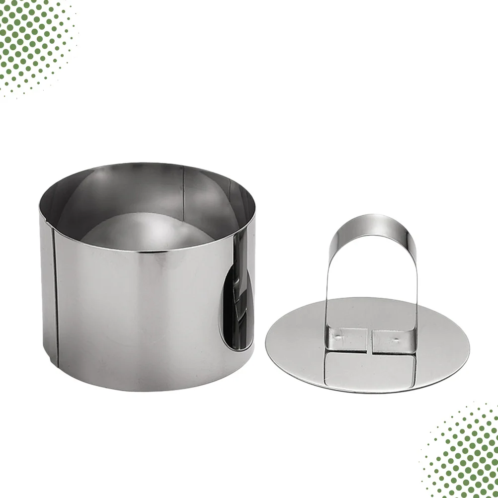 

2 set Stainless Steel Meat Patty Mold Multi-Function Dough Press Kitchen Utensil For Sandwich Rice Cake Bbq Picnic Party Tool