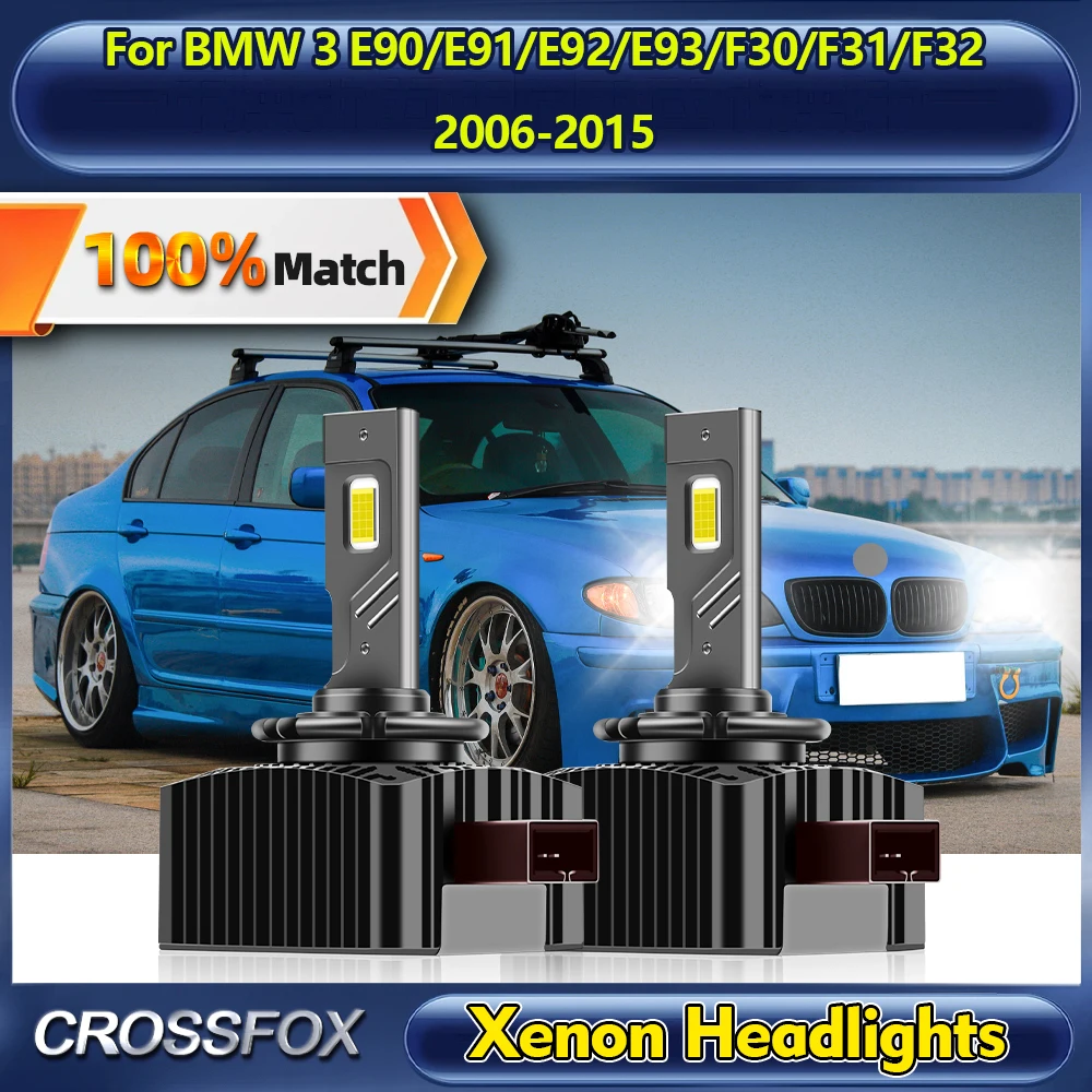 

30000LM D1S LED Car Headlights Bulbs 120W Xenon HID Lights 6000K Plug&Play For BMW 3 E90/E91/E92/E93/F30/F31/F32 2006-2014 2015